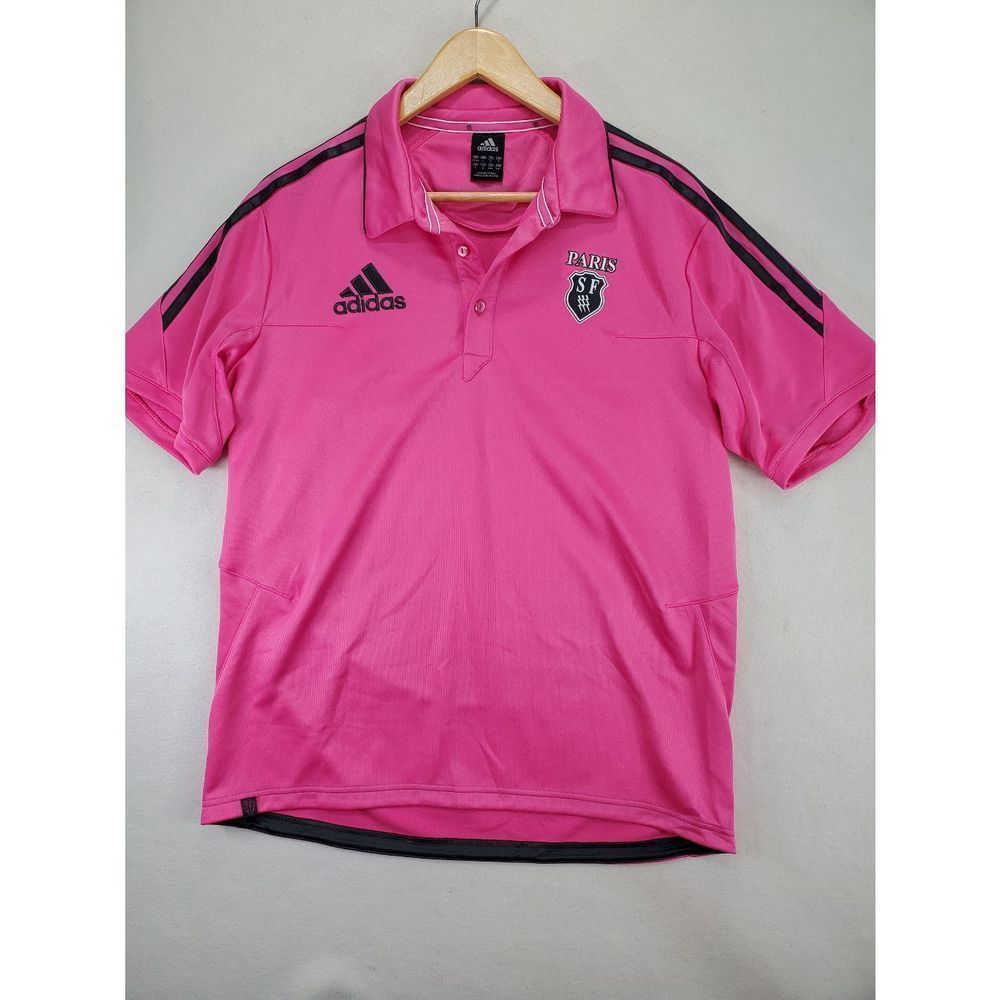 Adidas Women's Pink Roller Derby Polo Jersey Size Large